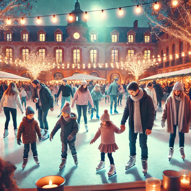 activité patinoire pendant les vacances d'hiver à Toulouse